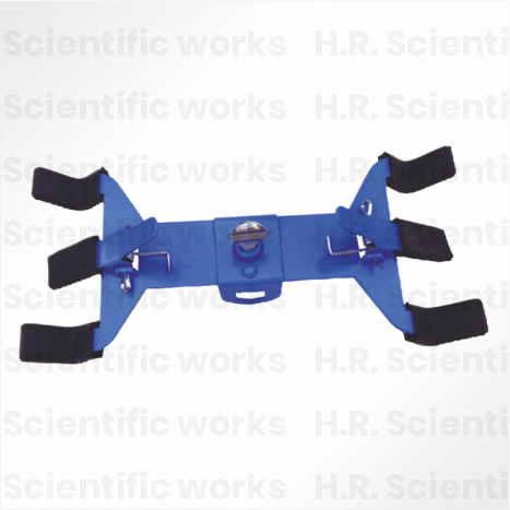  DOUBLE BURETTE CLAMP :  Aluminium pressure die casting, powder coated, to hold two burettes1
