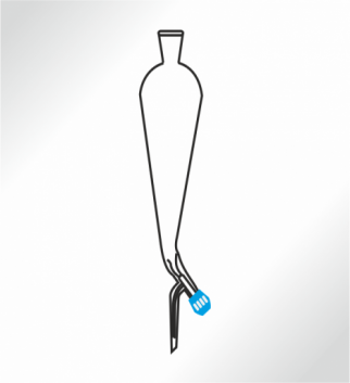 Separating Funnels with Screw Type